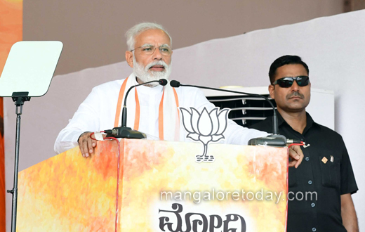 Modi rally in mangalore